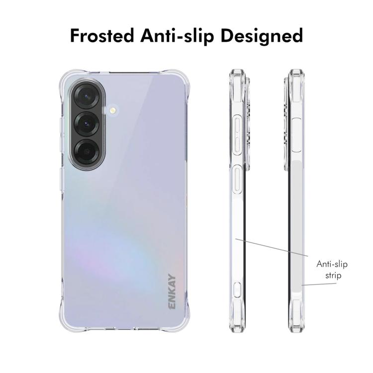 For Galaxy S26 5G ENKAY Hat-Prince Transparent TPU Shockproof Phone Case