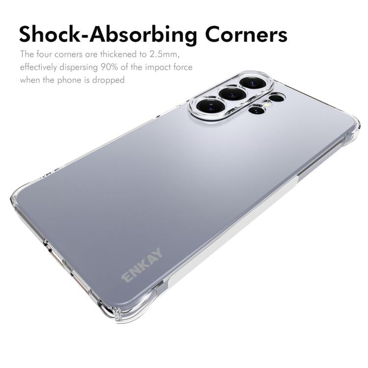 For Galaxy S26 Ultra 5G ENKAY Hat-Prince Transparent TPU Shockproof Phone Case