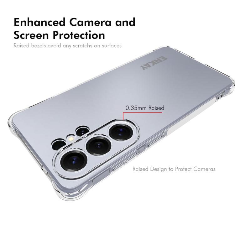 For Galaxy S26 Ultra 5G ENKAY Hat-Prince Transparent TPU Shockproof Phone Case