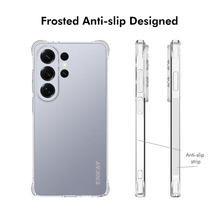 For Galaxy S26 Ultra 5G ENKAY Hat-Prince Transparent TPU Shockproof Phone Case