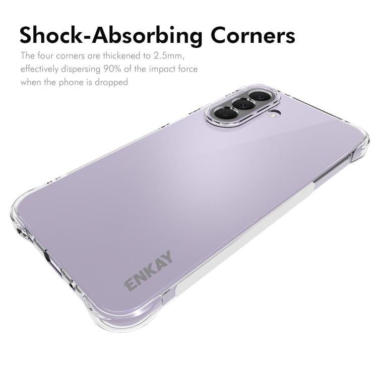 For Galaxy A27 5G ENKAY Hat-Prince Transparent TPU Shockproof Phone Case