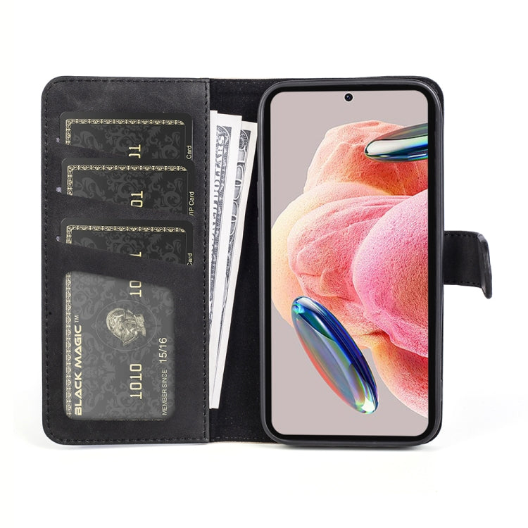 For Xiaomi Redmi Note 12 4G Stitching Horizontal Flip Leather Phone Case