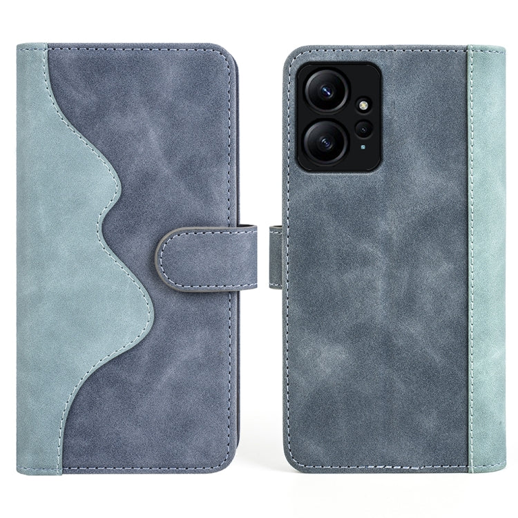 For Xiaomi Redmi Note 12 4G Stitching Horizontal Flip Leather Phone Case