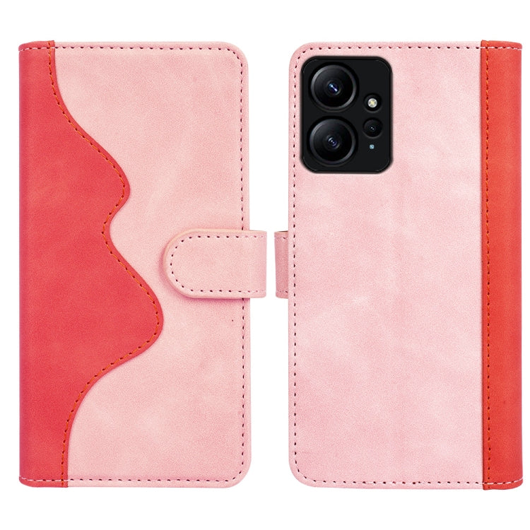 For Xiaomi Redmi Note 12 4G Stitching Horizontal Flip Leather Phone Case