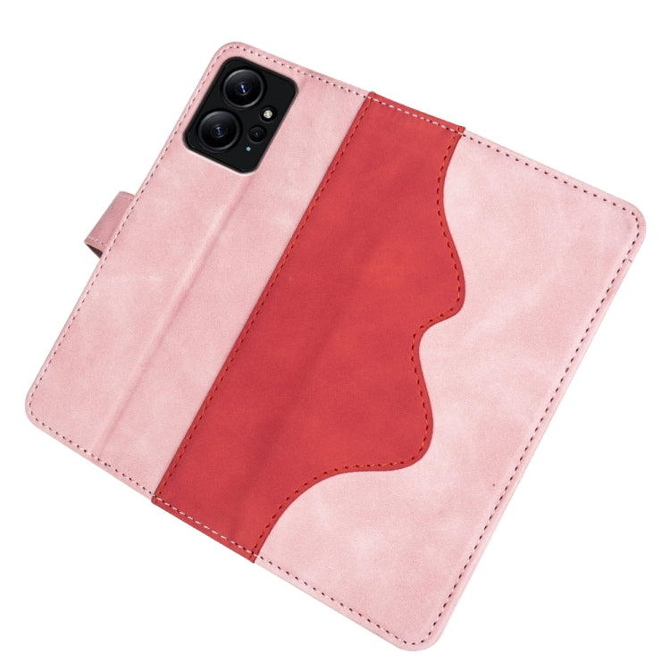 For Xiaomi Redmi Note 12 4G Stitching Horizontal Flip Leather Phone Case