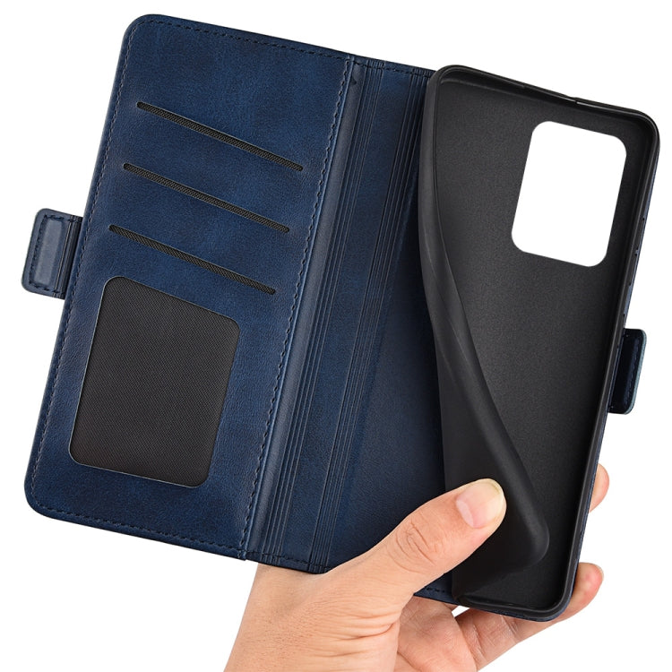 For Xiaomi Redmi Note 12 Pro 5G Global Dual-side Magnetic Buckle Horizontal Flip Leather Phone Case