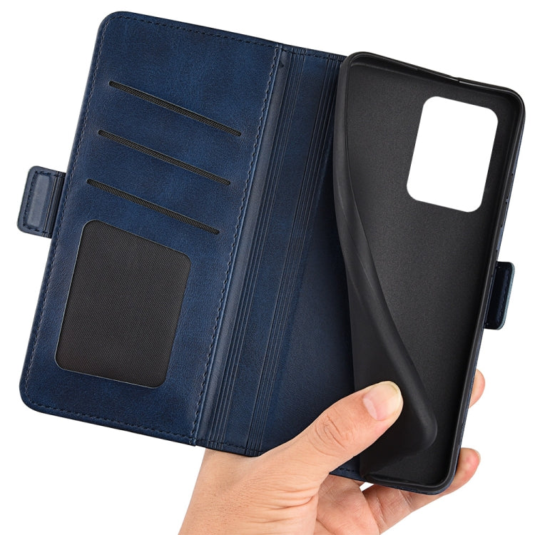 For Xiaomi Redmi Note 12 Pro+ Dual-side Magnetic Buckle Horizontal Flip Leather Phone Case