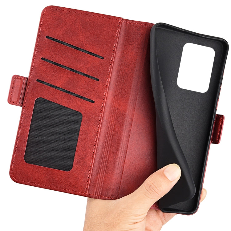 For Xiaomi Redmi Note 12 Pro+ Dual-side Magnetic Buckle Horizontal Flip Leather Phone Case