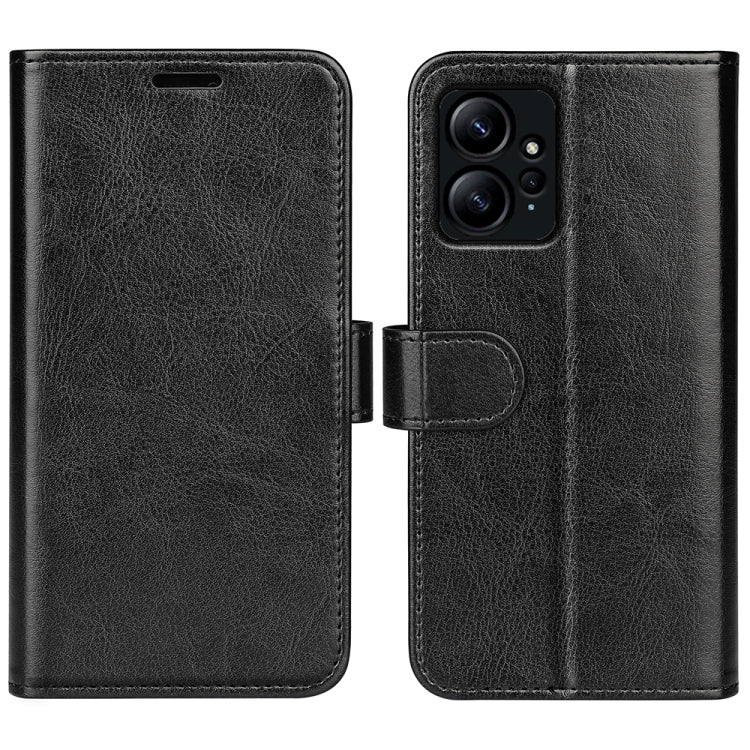 For Xiaomi Redmi Note 12 4G Global R64 Texture Horizontal Flip Leather Phone Case