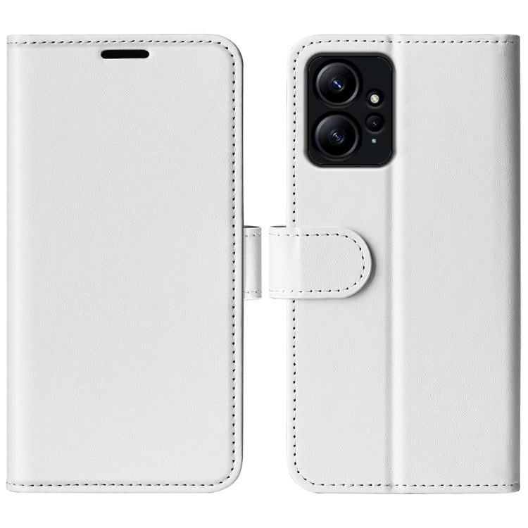 For Xiaomi Redmi Note 12 4G Global R64 Texture Horizontal Flip Leather Phone Case