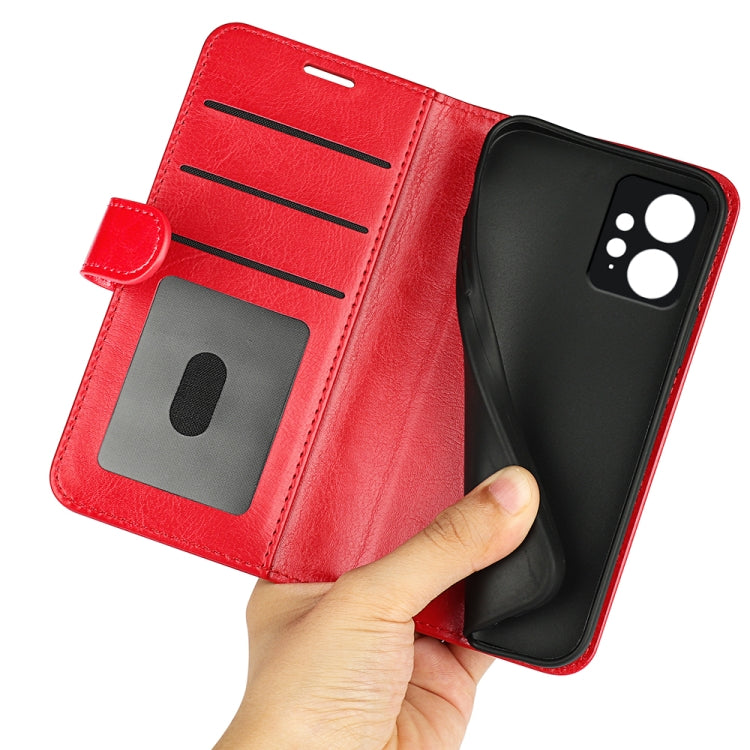 For Xiaomi Redmi Note 12 4G Global R64 Texture Horizontal Flip Leather Phone Case