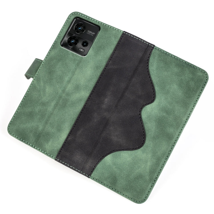 For Motorola Moto G72 Stitching Horizontal Flip Leather Phone Case