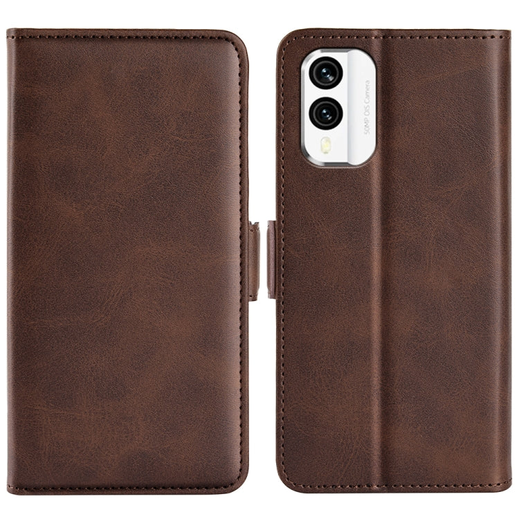 For Nokia X30 Dual-side Magnetic Buckle Horizontal Flip Leather Phone Case