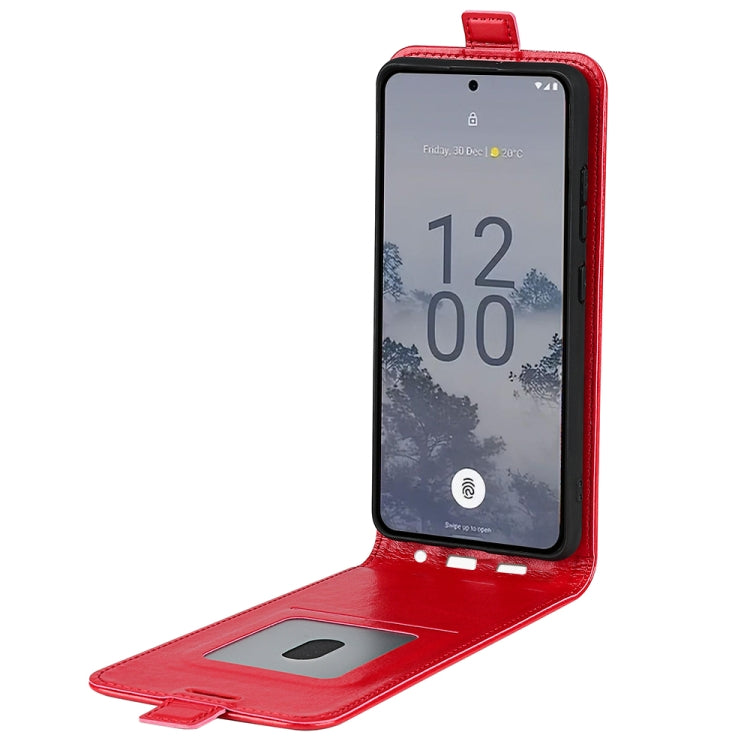 For Nokia X30 R64 Texture Vertical Flip Leather Phone Case