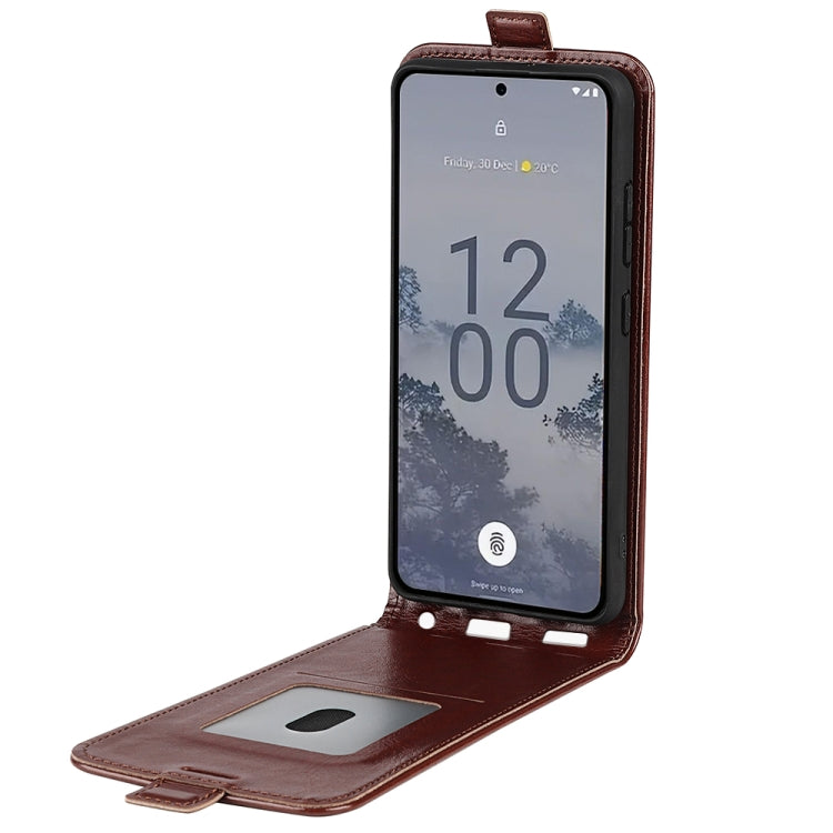 For Nokia X30 R64 Texture Vertical Flip Leather Phone Case