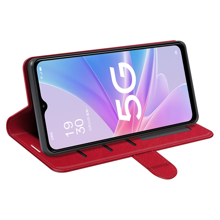 For OPPO A58 R64 Texture Horizontal Flip Leather Phone Case