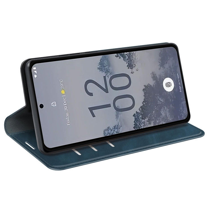 For Nokia X30 Retro-skin Magnetic Suction Leather Phone Case