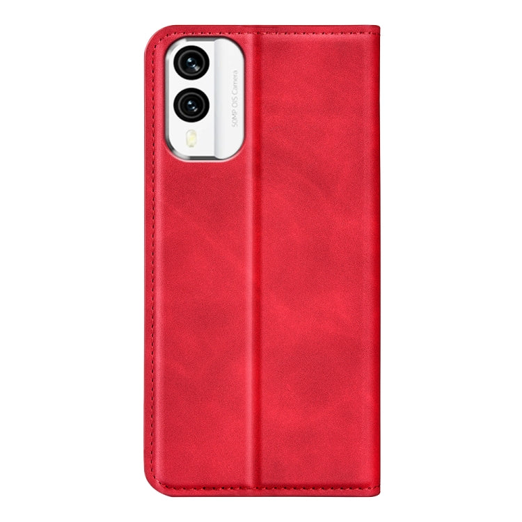 For Nokia X30 Retro-skin Magnetic Suction Leather Phone Case