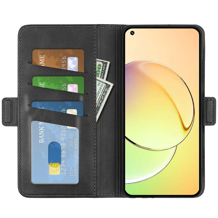 For Realme 10 4G Dual-side Magnetic Buckle Horizontal Flip Leather Phone Case