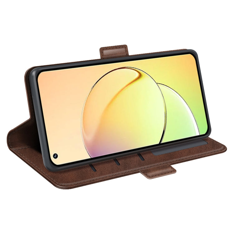 For Realme 10 4G Dual-side Magnetic Buckle Horizontal Flip Leather Phone Case