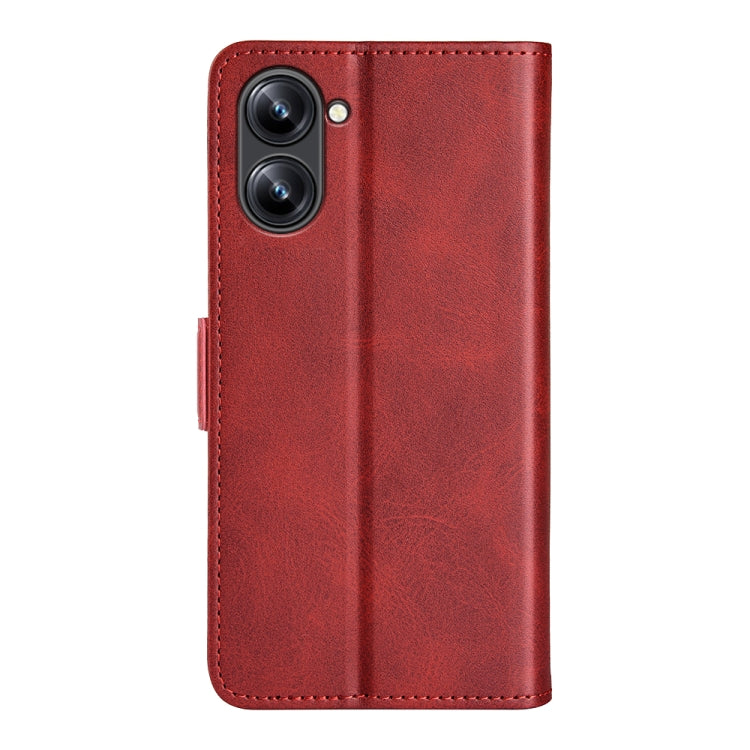 For Realme 10 4G Dual-side Magnetic Buckle Horizontal Flip Leather Phone Case