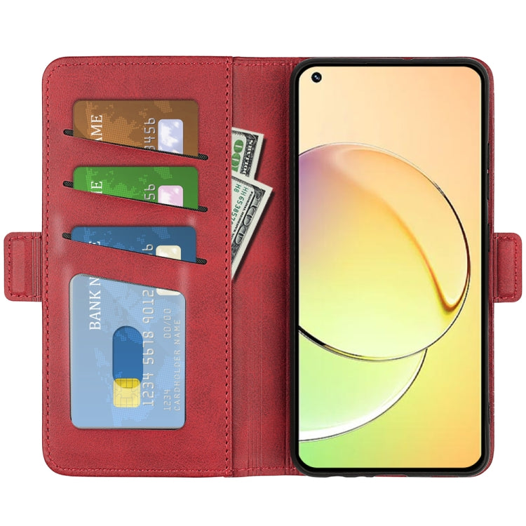 For Realme 10 4G Dual-side Magnetic Buckle Horizontal Flip Leather Phone Case