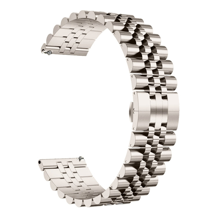 For Huawei Watch GT Runner Five Bull Half Round Stainless Steel Watch Band + Strap Removal Tool
