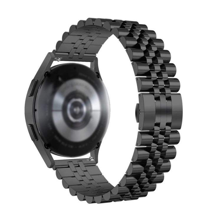 For Huawei Watch 3 / 3 Pro Five Bull Half Round Stainless Steel Watch Band + Strap Removal Tool