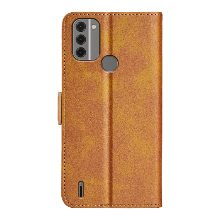 For Nokia C31 Dual-side Magnetic Buckle Horizontal Flip Leather Phone Case