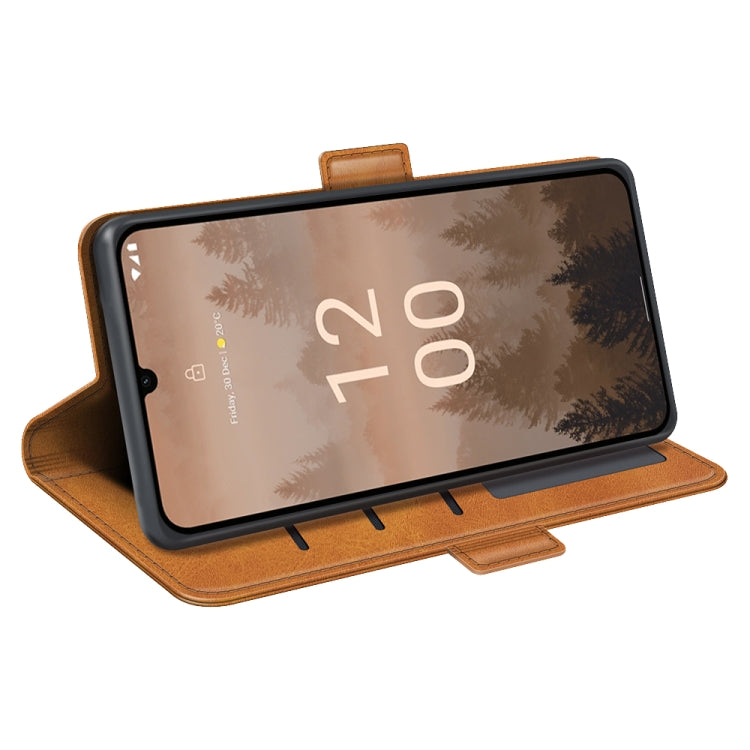 For Nokia C31 Dual-side Magnetic Buckle Horizontal Flip Leather Phone Case