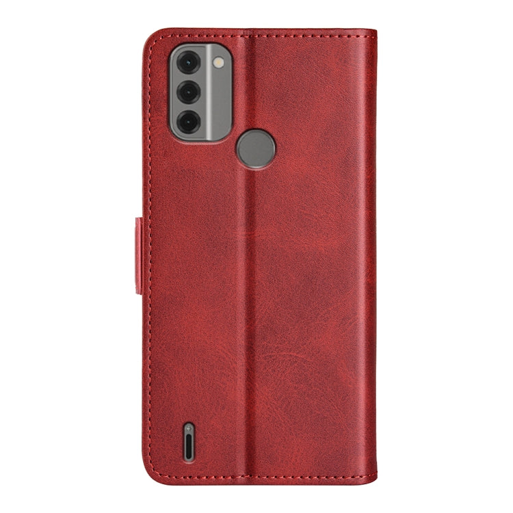 For Nokia C31 Dual-side Magnetic Buckle Horizontal Flip Leather Phone Case