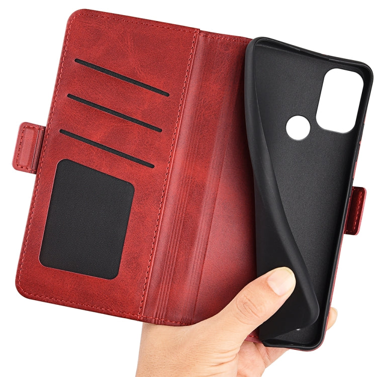 For Nokia C31 Dual-side Magnetic Buckle Horizontal Flip Leather Phone Case