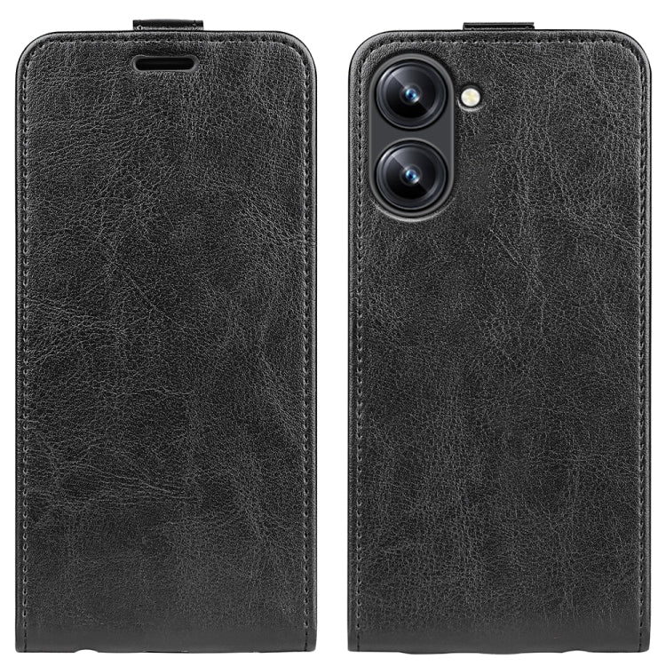 For Realme 10 4G R64 Texture Vertical Flip Leather Phone Case