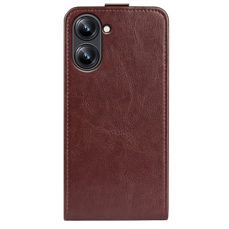 For Realme 10 4G R64 Texture Vertical Flip Leather Phone Case