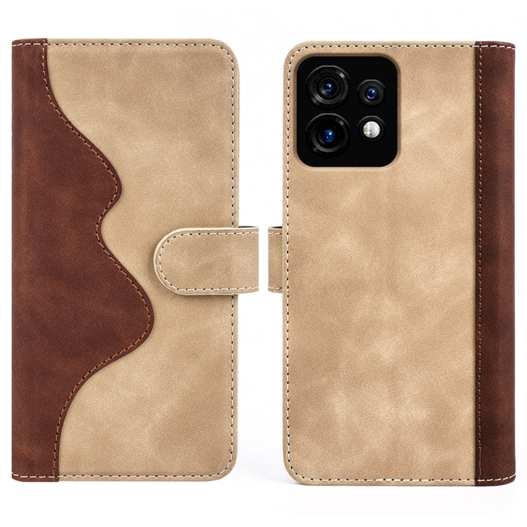 For Motorola Moto X40 Stitching Horizontal Flip Leather Phone Case
