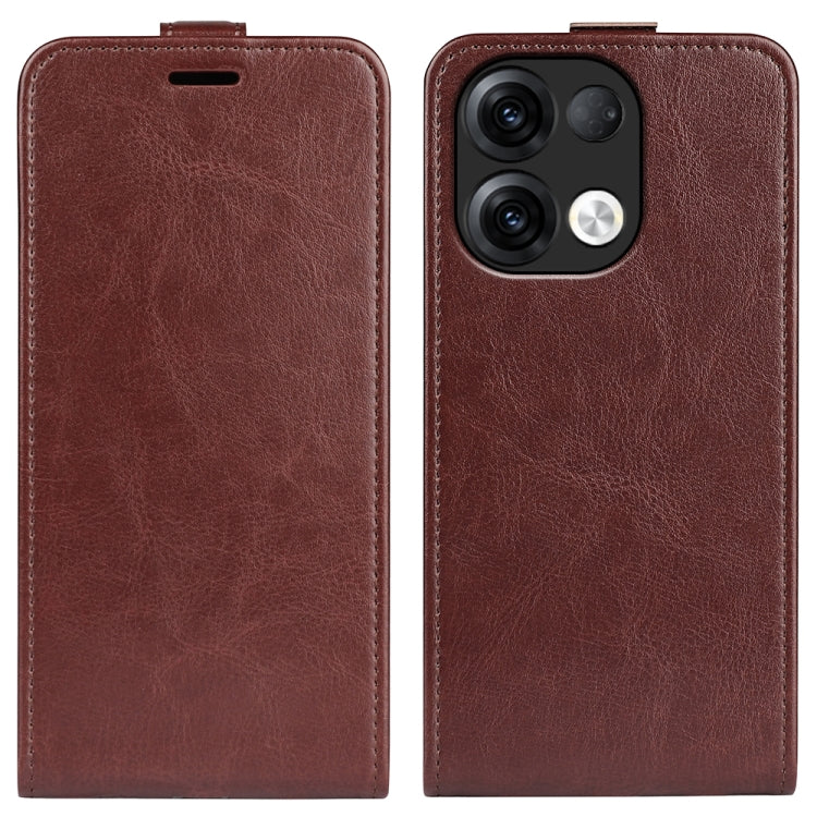 For OPPO Reno9 / Reno9 Pro R64 Texture Single Vertical Flip Leather Phone Case