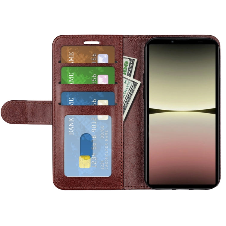 For Sony Xperia10 V R64 Texture Horizontal Flip Leather Phone Case