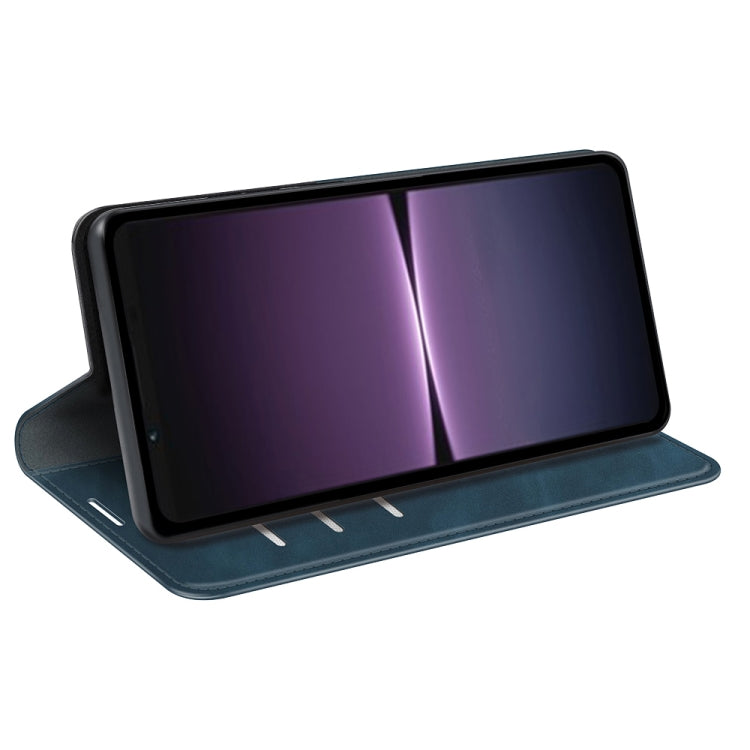 For Sony Xperia 1 V  Retro-skin  Magnetic Suction Leather Phone Case