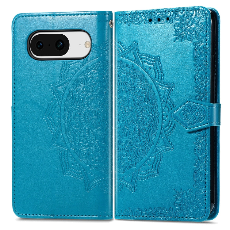 For Google Pixel 8 Mandala Flower Embossed Leather Phone Case