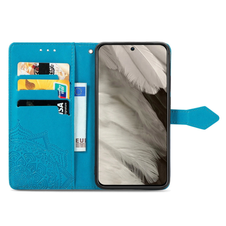 For Google Pixel 8 Mandala Flower Embossed Leather Phone Case