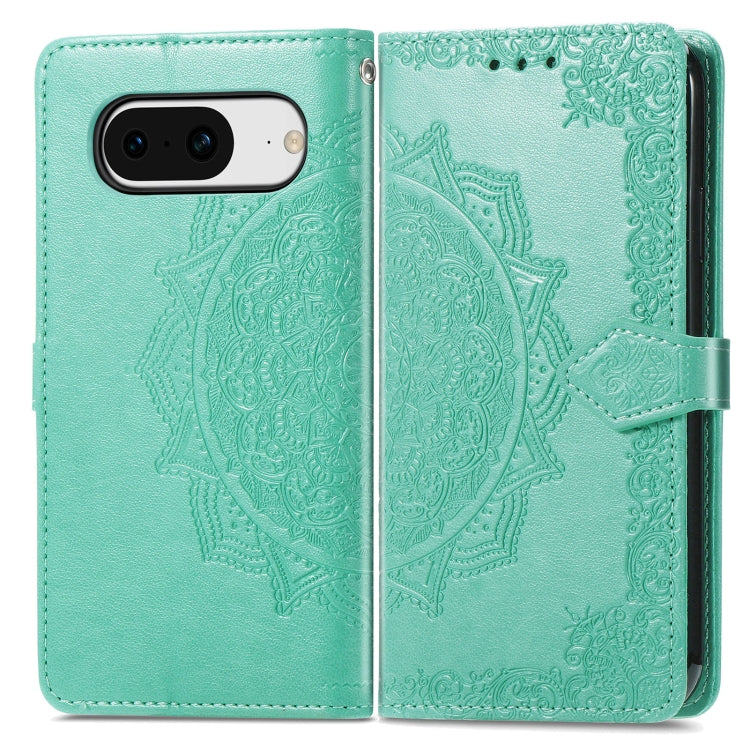 For Google Pixel 8 Mandala Flower Embossed Leather Phone Case
