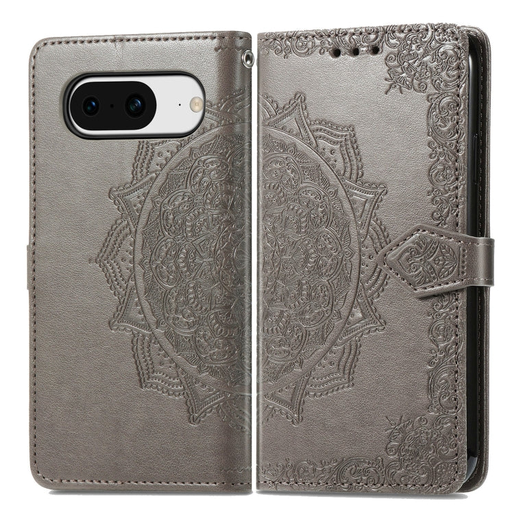 For Google Pixel 8 Mandala Flower Embossed Leather Phone Case