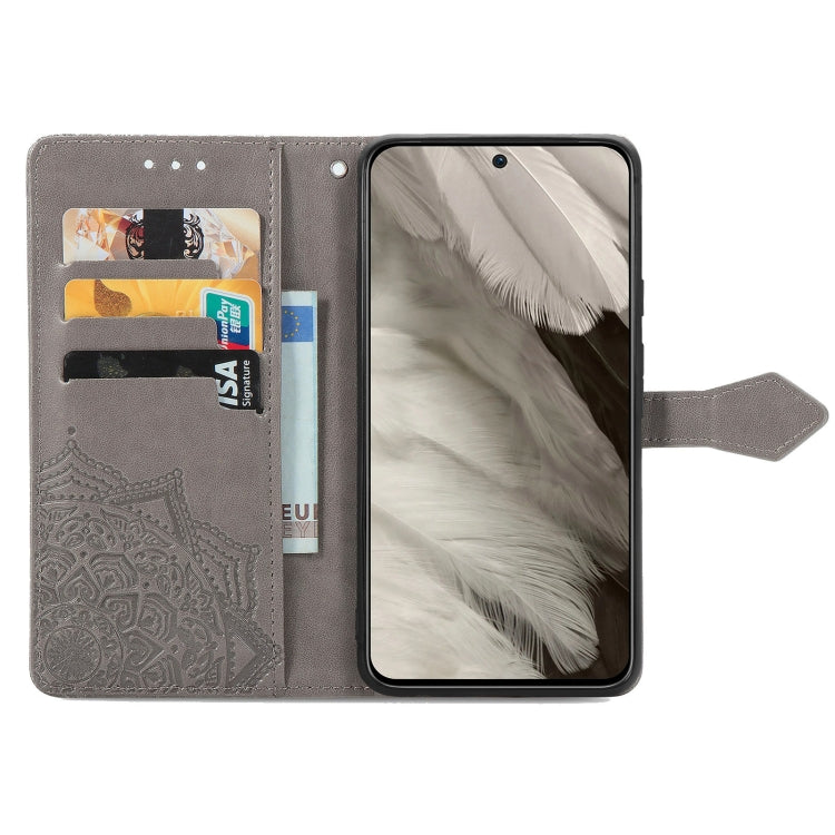 For Google Pixel 8 Mandala Flower Embossed Leather Phone Case