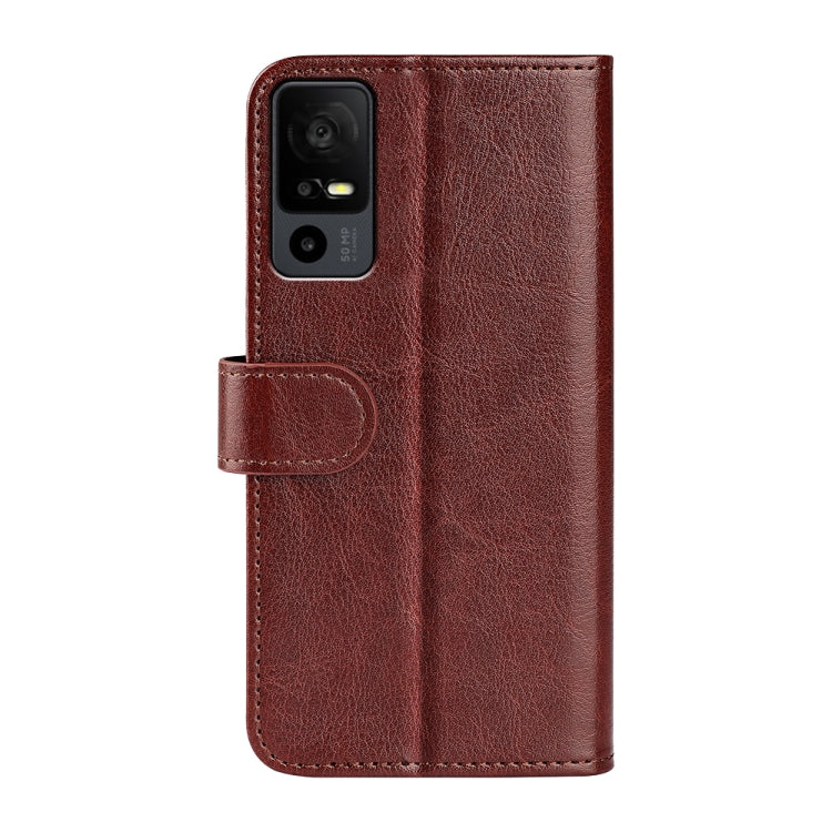 For TCL 40R R64 Texture Horizontal Flip Leather Phone Case