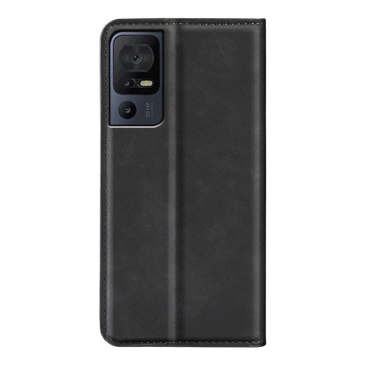 For TCL 40 SE Retro-skin  Magnetic Suction Leather Phone Case