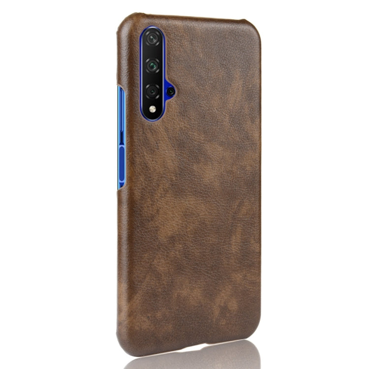 Shockproof Litchi Texture PC + PU Case For Huawei Honor 20