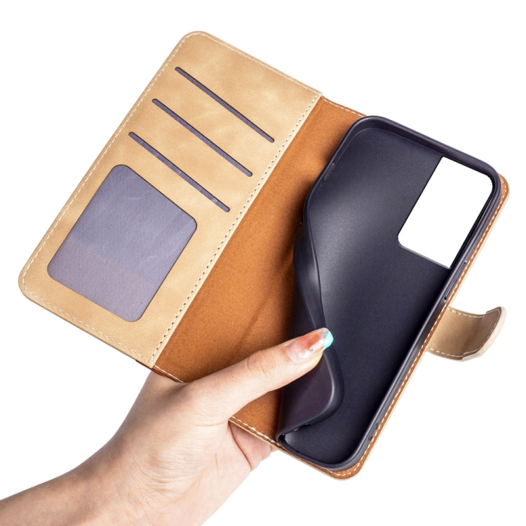 For TCL 40 SE Stitching Horizontal Flip Leather Phone Case