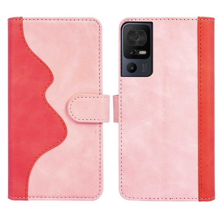 For TCL 40 SE Stitching Horizontal Flip Leather Phone Case