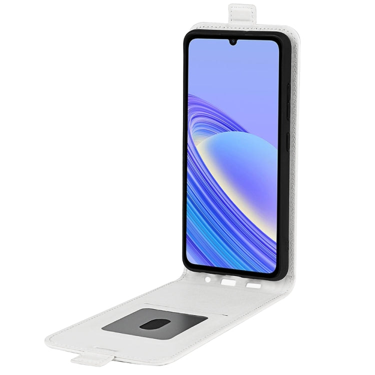 For TCL 40 SE R64 Texture Vertical Flip Leather Phone Case