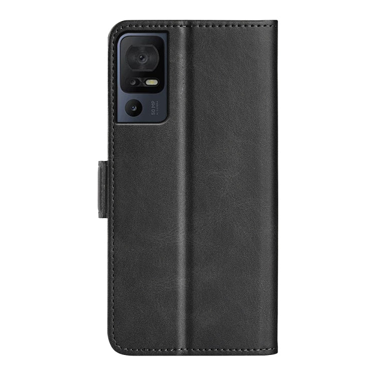 For TCL 40 SE Dual-side Magnetic Buckle Leather Phone Case